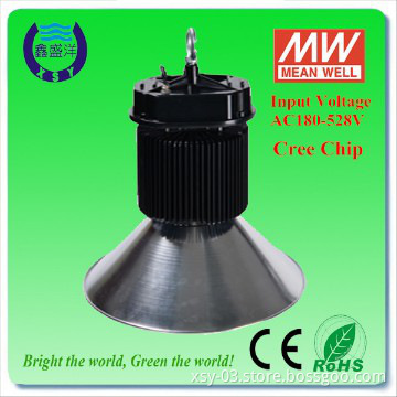 AC180-528V 100W Industrial High Bay LED Light Cree Chip Meanwell